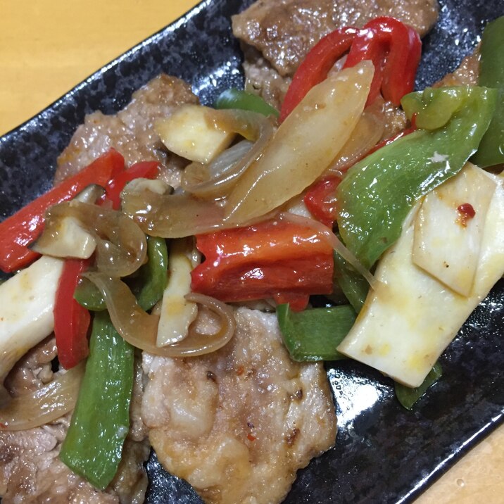 豚ヒレ肉の中華風炒め